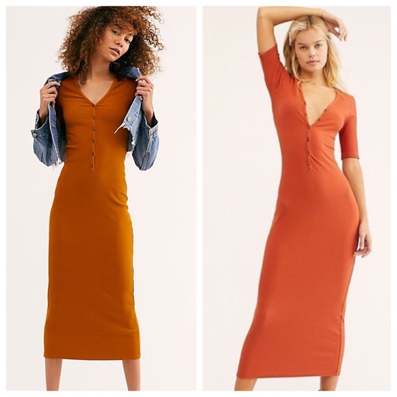 free people lulu midi dress